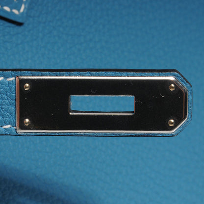 Hermes Togo Birkin 35 Blue Jean 12 of 27