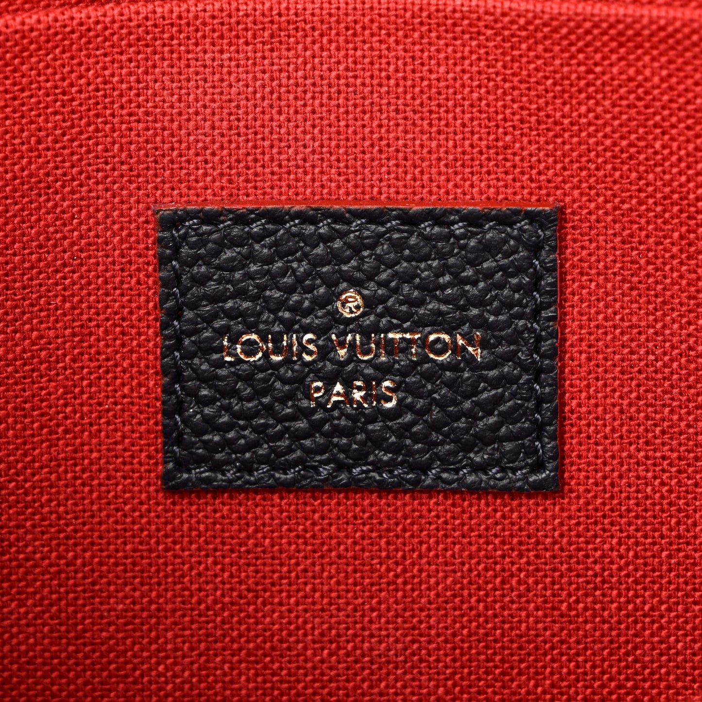 Empreinte Pochette Felicie Chain Wallet Marine Rouge