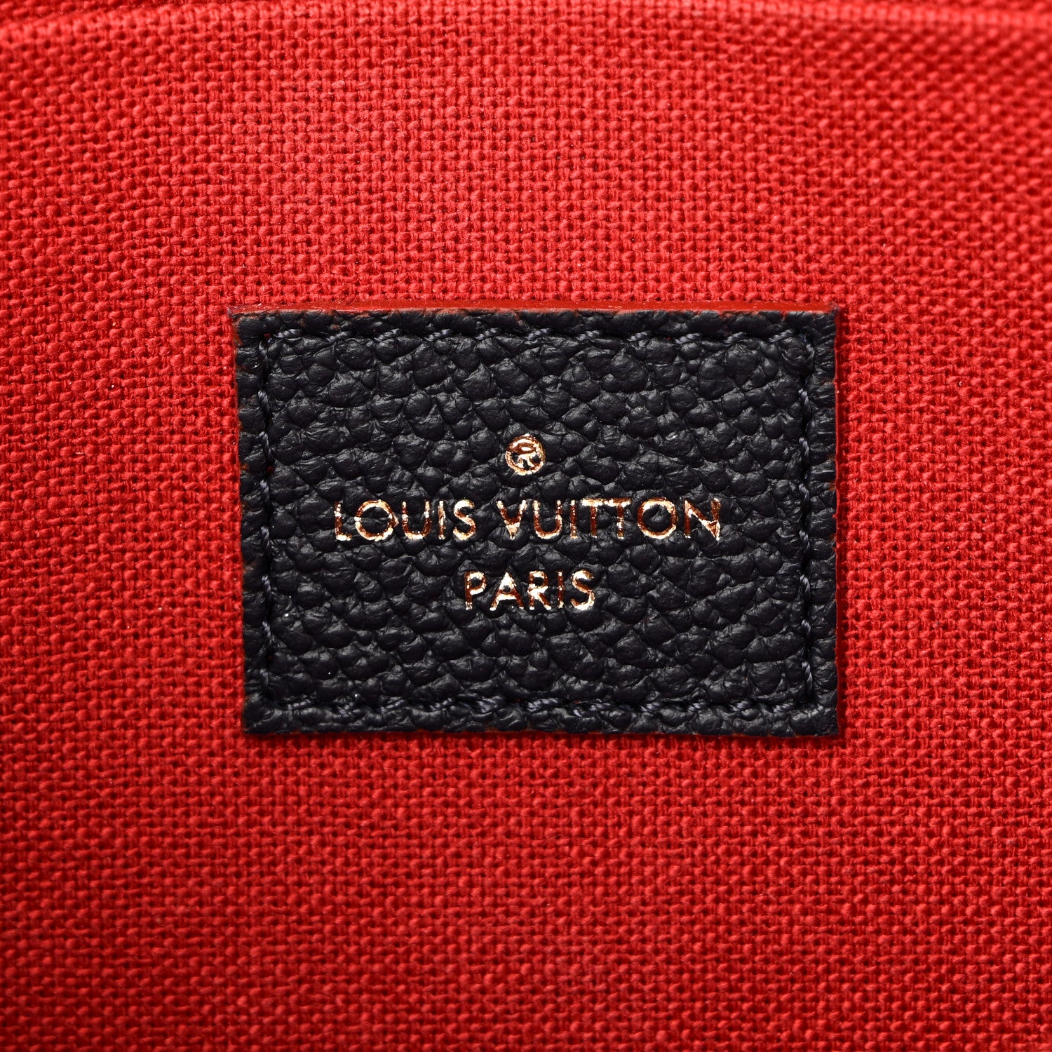 Louis Vuitton Empreinte Pochette Felicie Chain Wallet Marine Rouge 7 of 11