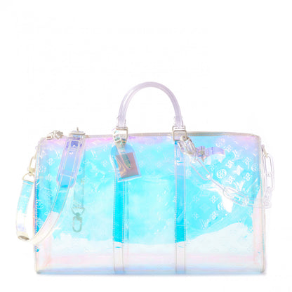 Louis Vuitton PVC Monogram Keepall Bandouliere 50 Iridescent Prism 1 of 7