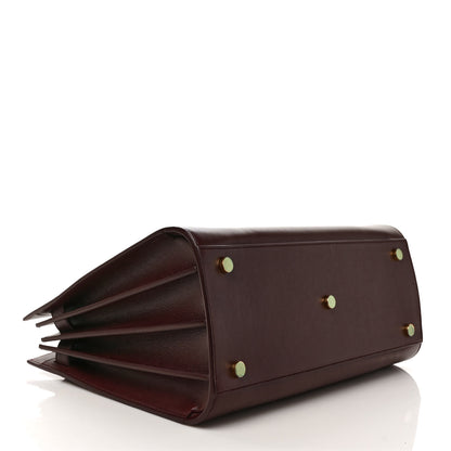 Saint Laurent Calfskin Small Sac De Jour Amarena 4 of 8