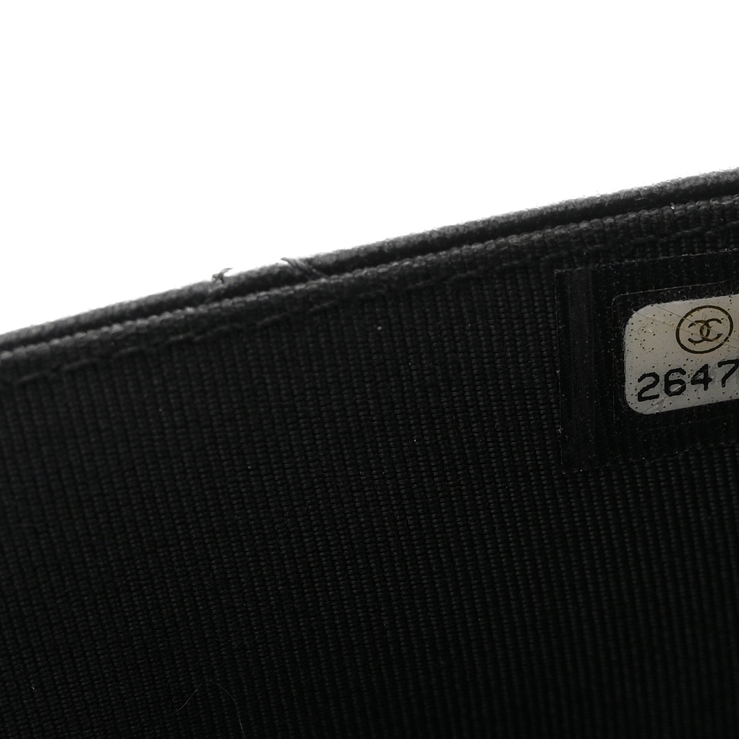 Chanel Lambskin Quilted Wallet On Chain WOC Black 7 of 10