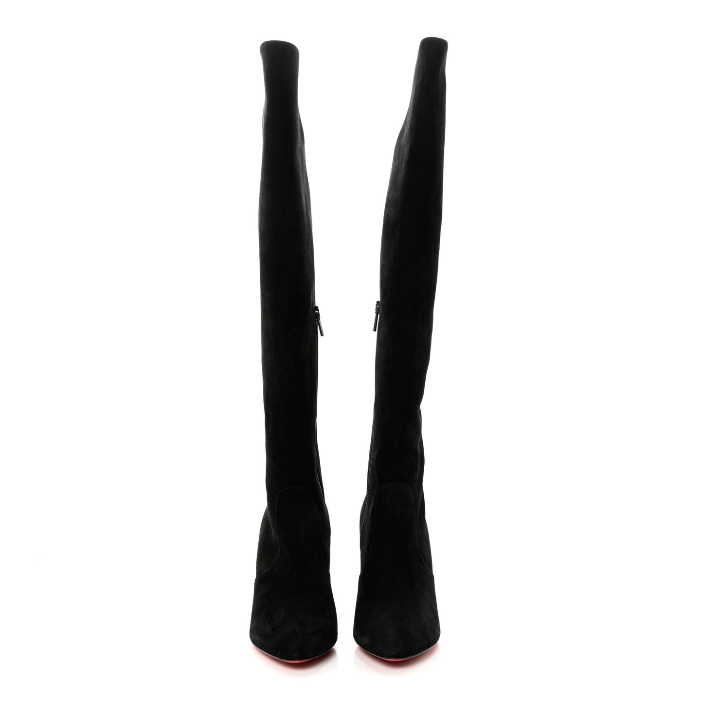 Veau Velours Eleonor Botta 85 Tall Boots 36 Black