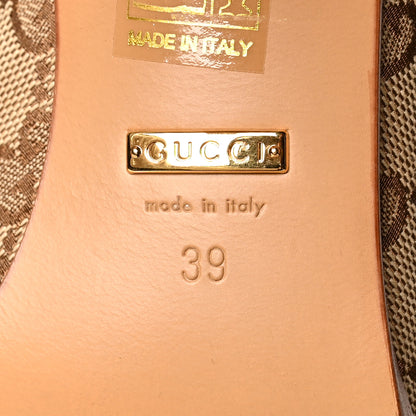 Gucci Monogram Over the Knee Boots 39 Beige Ebony 6 of 6