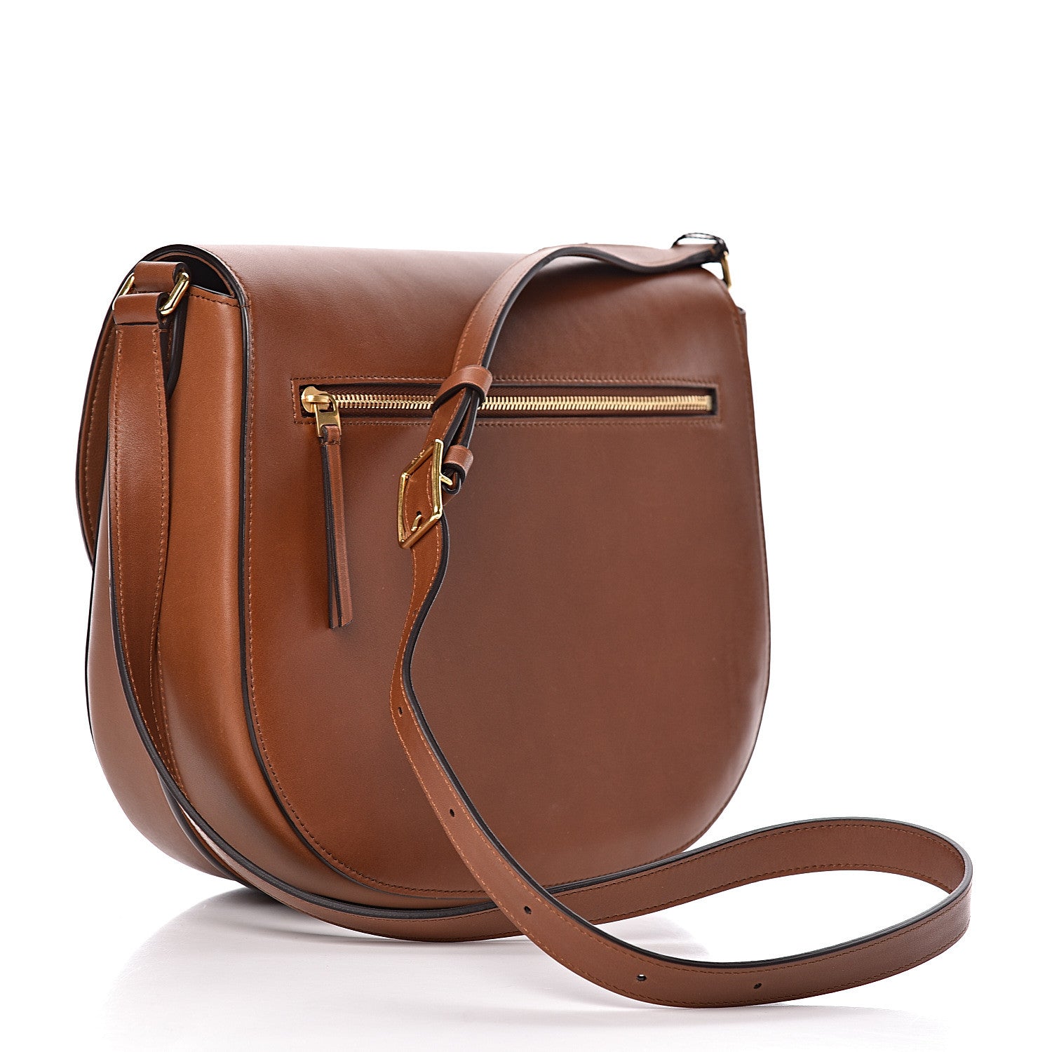 Celine Supersoft Calfskin Medium Trotteur Caramel 3 of 10