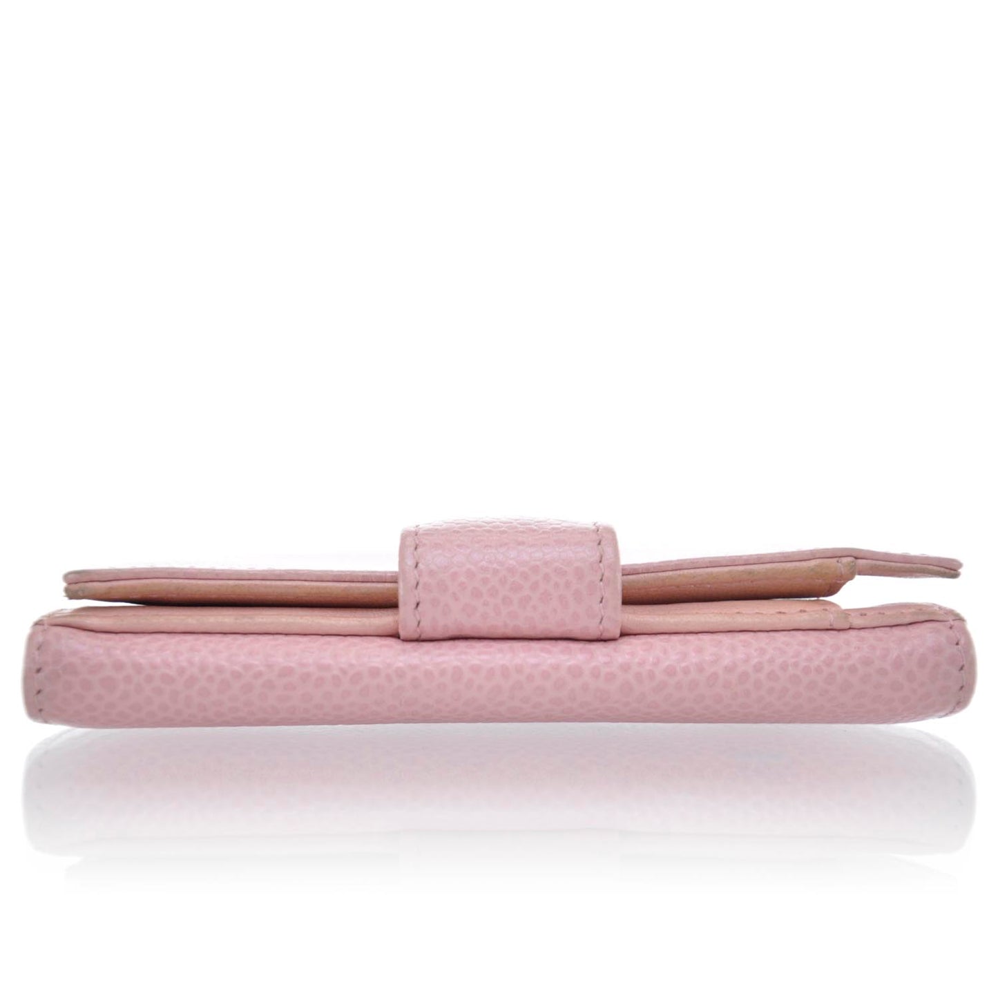Caviar CC Flap Wallet Pink