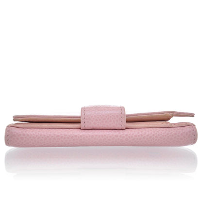 Chanel Caviar CC Flap Wallet Pink 4 of 12