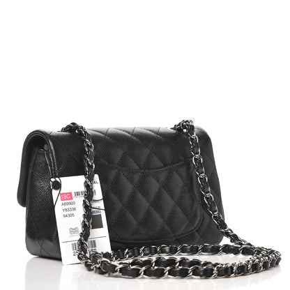Chanel Iridescent Caviar Quilted Mini Rectangular Flap Black 3 of 8
