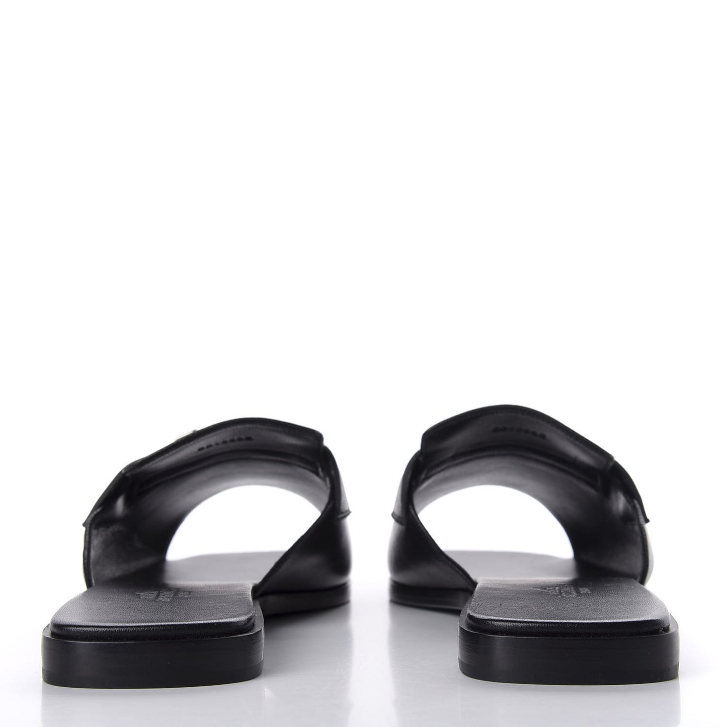 Goatskin Auteuil Sandals 38.5 Black