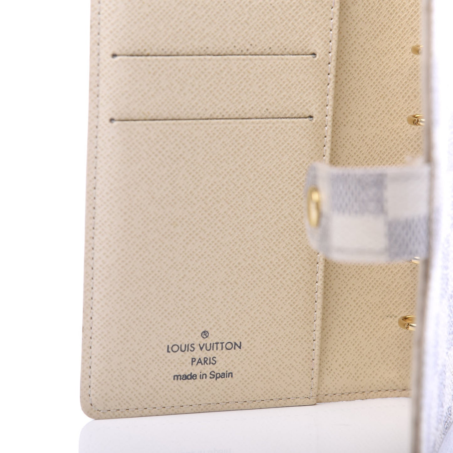 Damier Azur Small Ring Agenda Cover