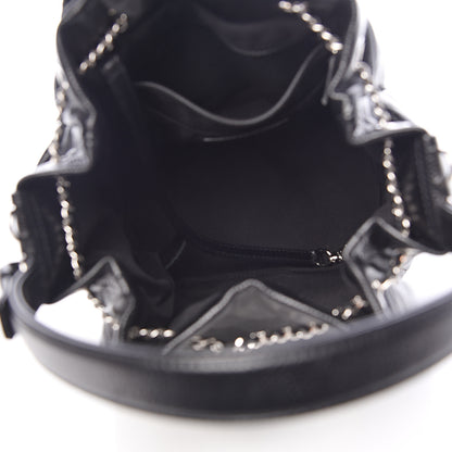 Chanel Caviar Quilted Small Chain Bucket Bag Black 5 of 11