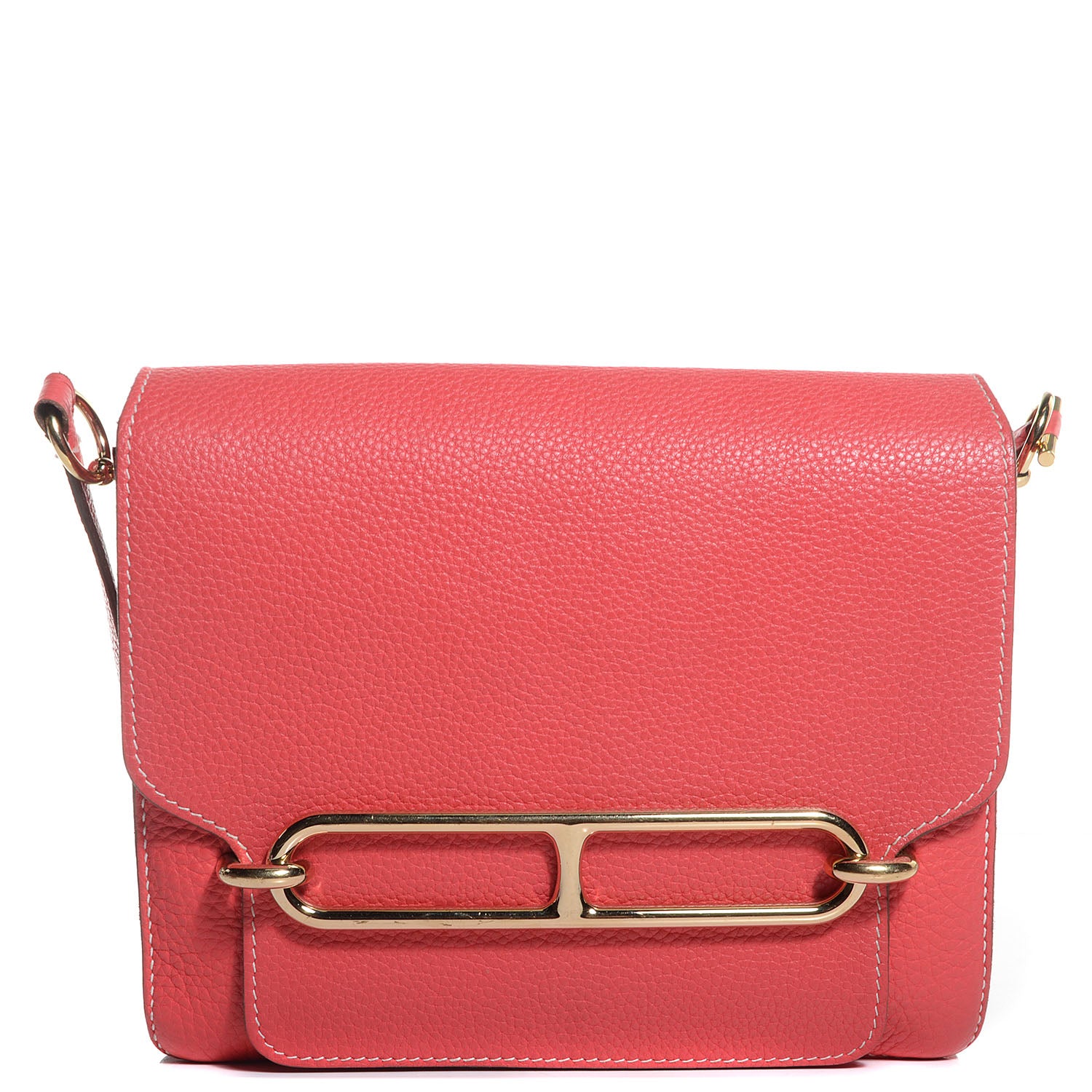 Hermes Taurillon Clemence Sac Roulis 23 Rose Jaipur 1 of 12