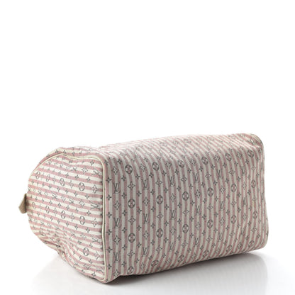 Louis Vuitton Mini Lin Croisette Speedy 30 Rouge 4 of 10