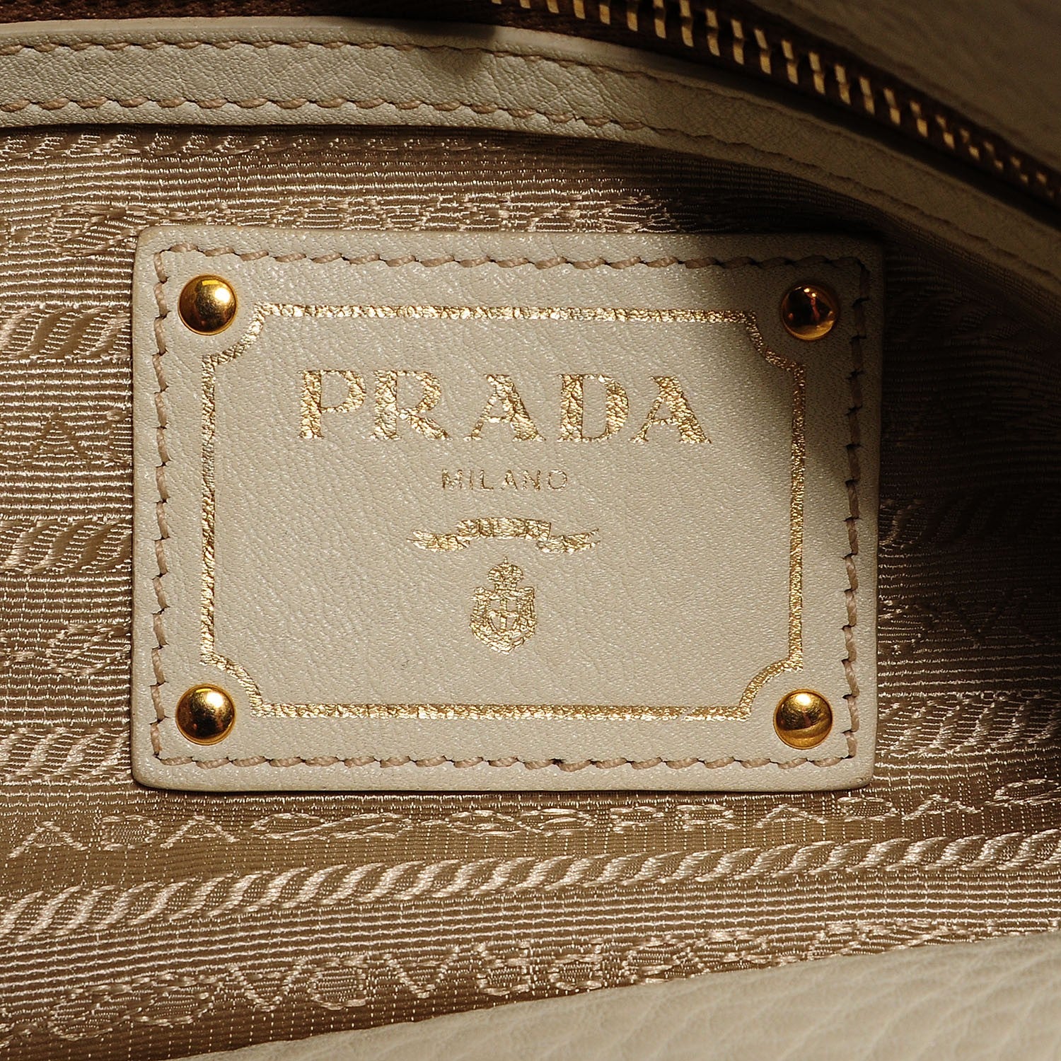 Prada Vitello Daino Hobo Talco 14 of 16