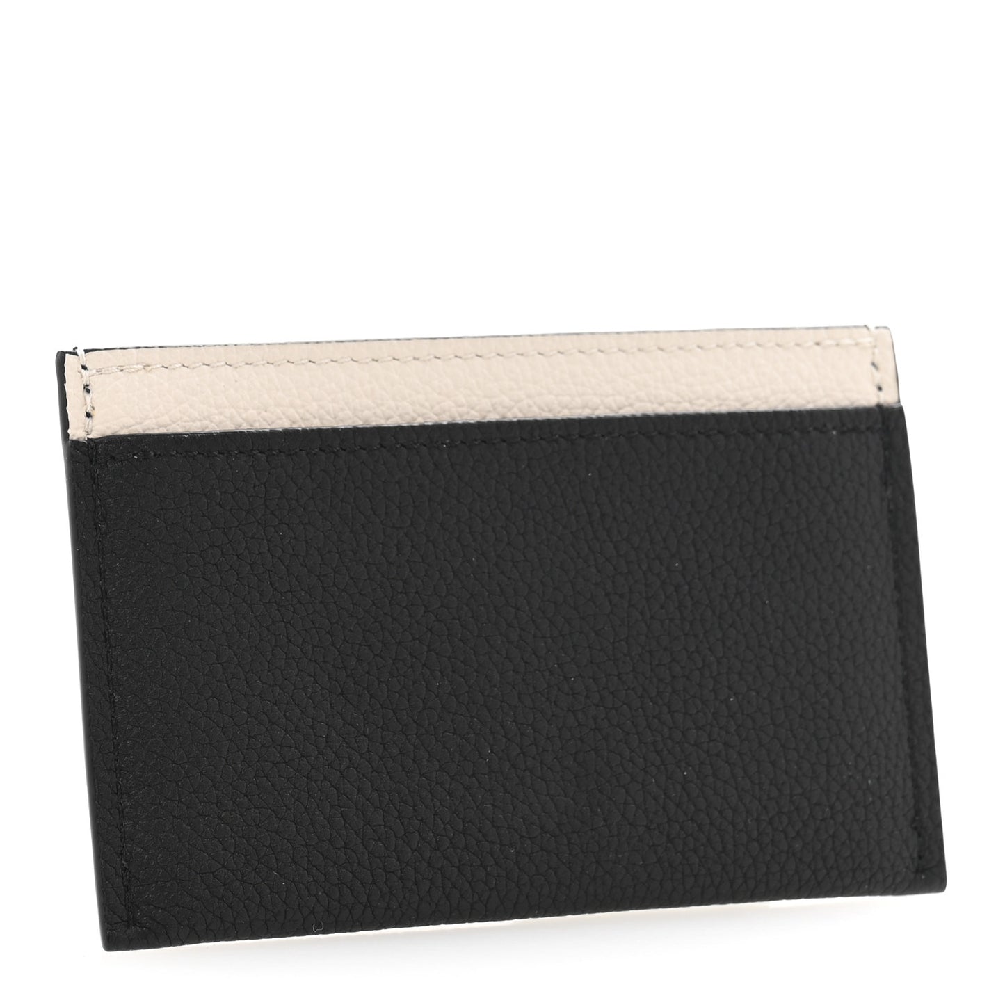 Snakeskin Lockme Card Holder Black