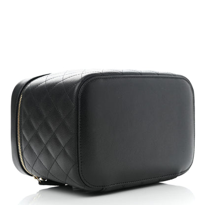 Chanel Caviar Quilted Large Vanity Pouch Black 4 of 7
