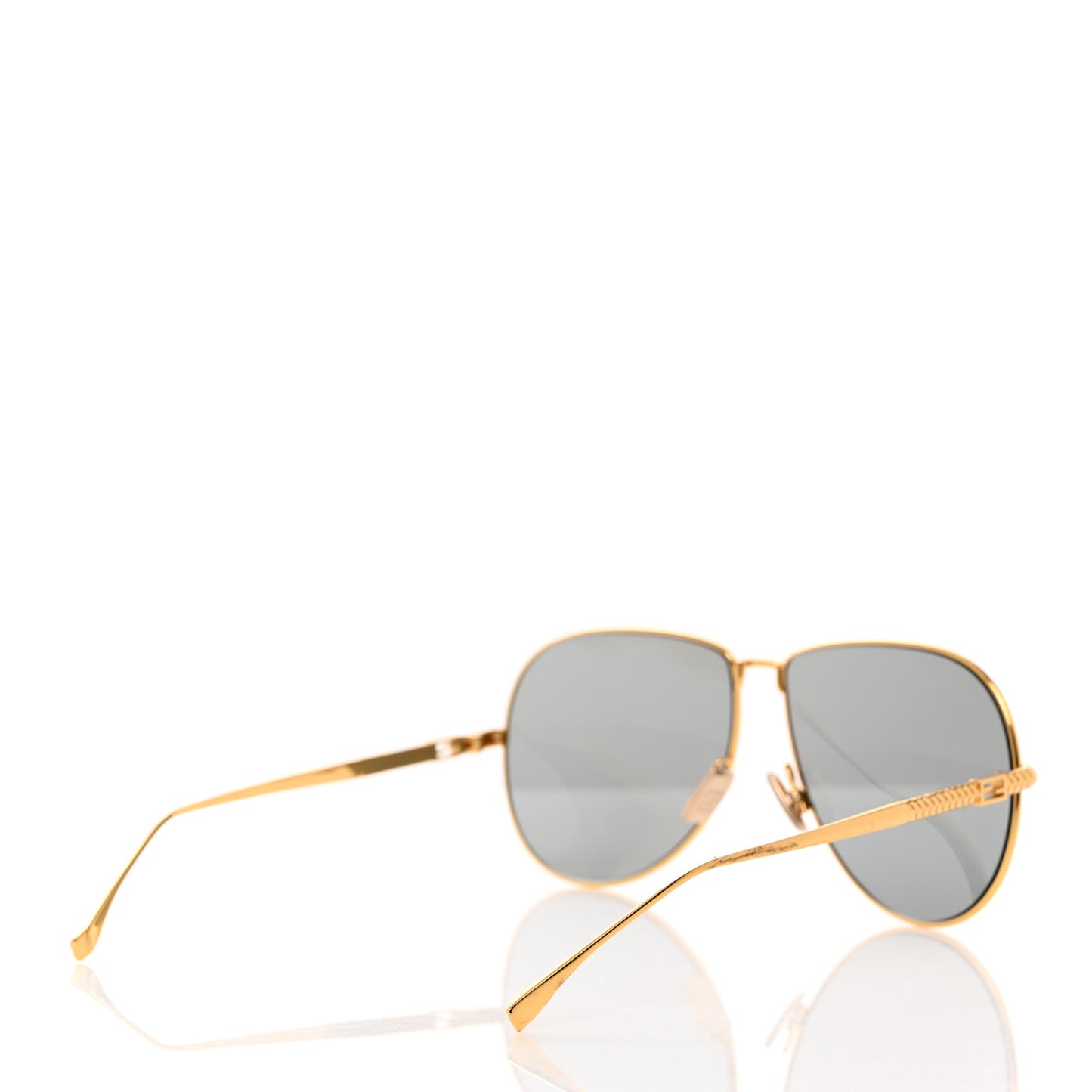 Metal Aviator Sunglasses FF 0437/S Gold