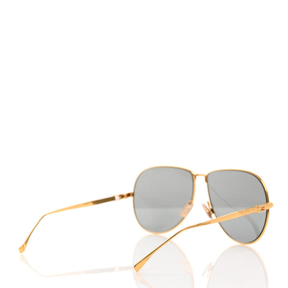Fendi Metal Aviator Sunglasses FF 0437/S Gold 5 of 7