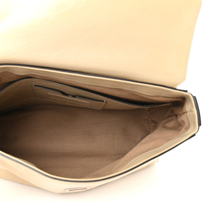 Givenchy Creased Patent Calfskin Medium ID Flap Beige 5 of 11