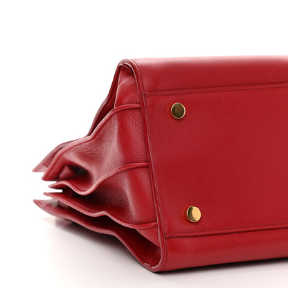 Saint Laurent Calfskin Small Sac De Jour Lipstick Red 10 of 15