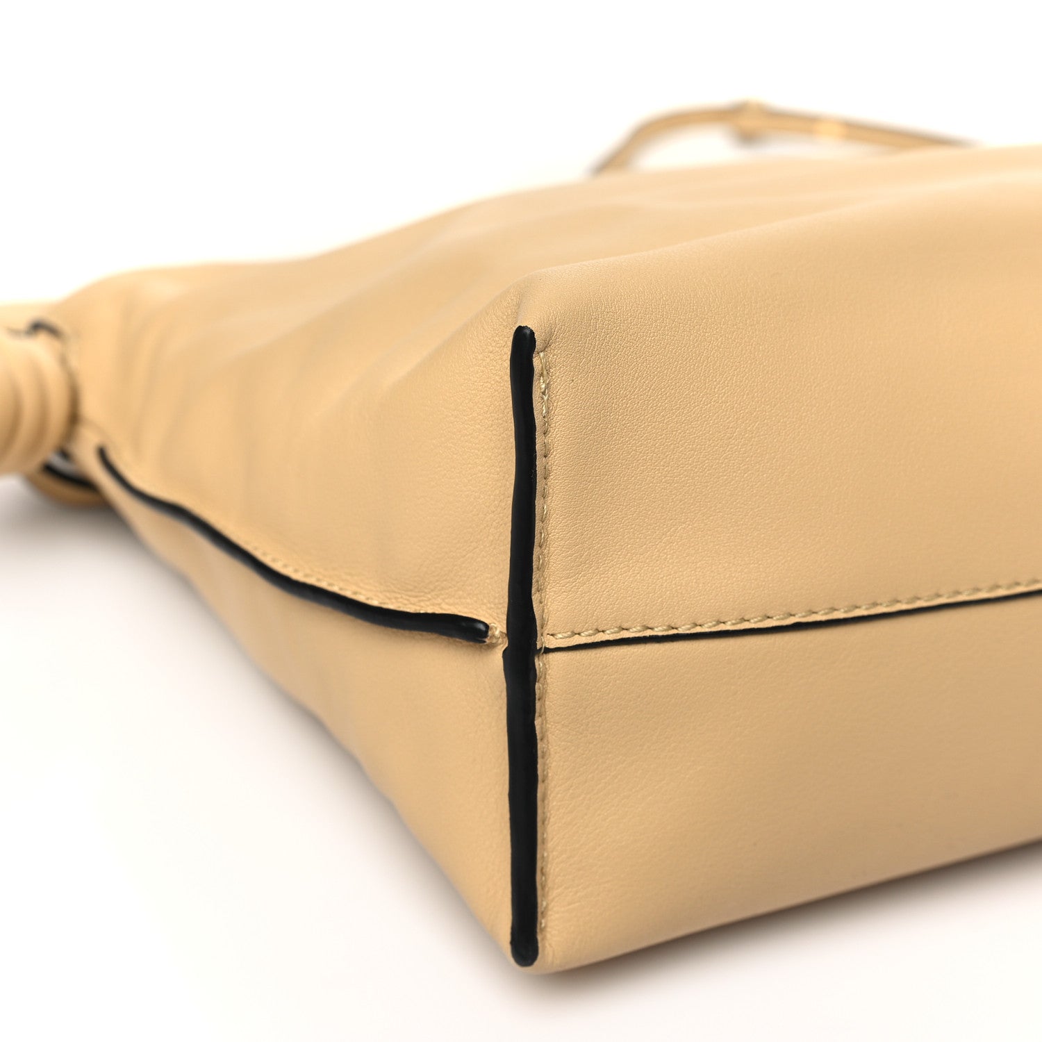 Loewe Nappa Flamenco Knot Clutch  Dark Butter 9 of 10