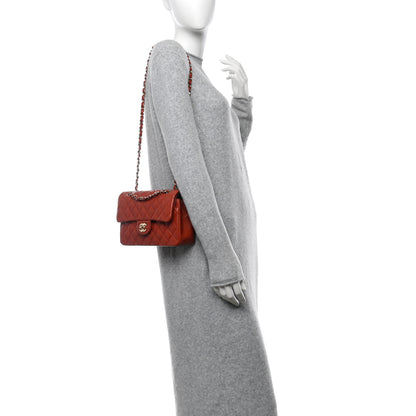 Chanel Lambskin Quilted Small Double Flap Red 2 of 14