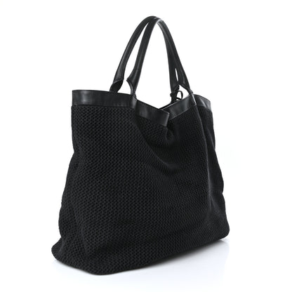 Chanel Cotton Net CC Tote Black 4 of 13
