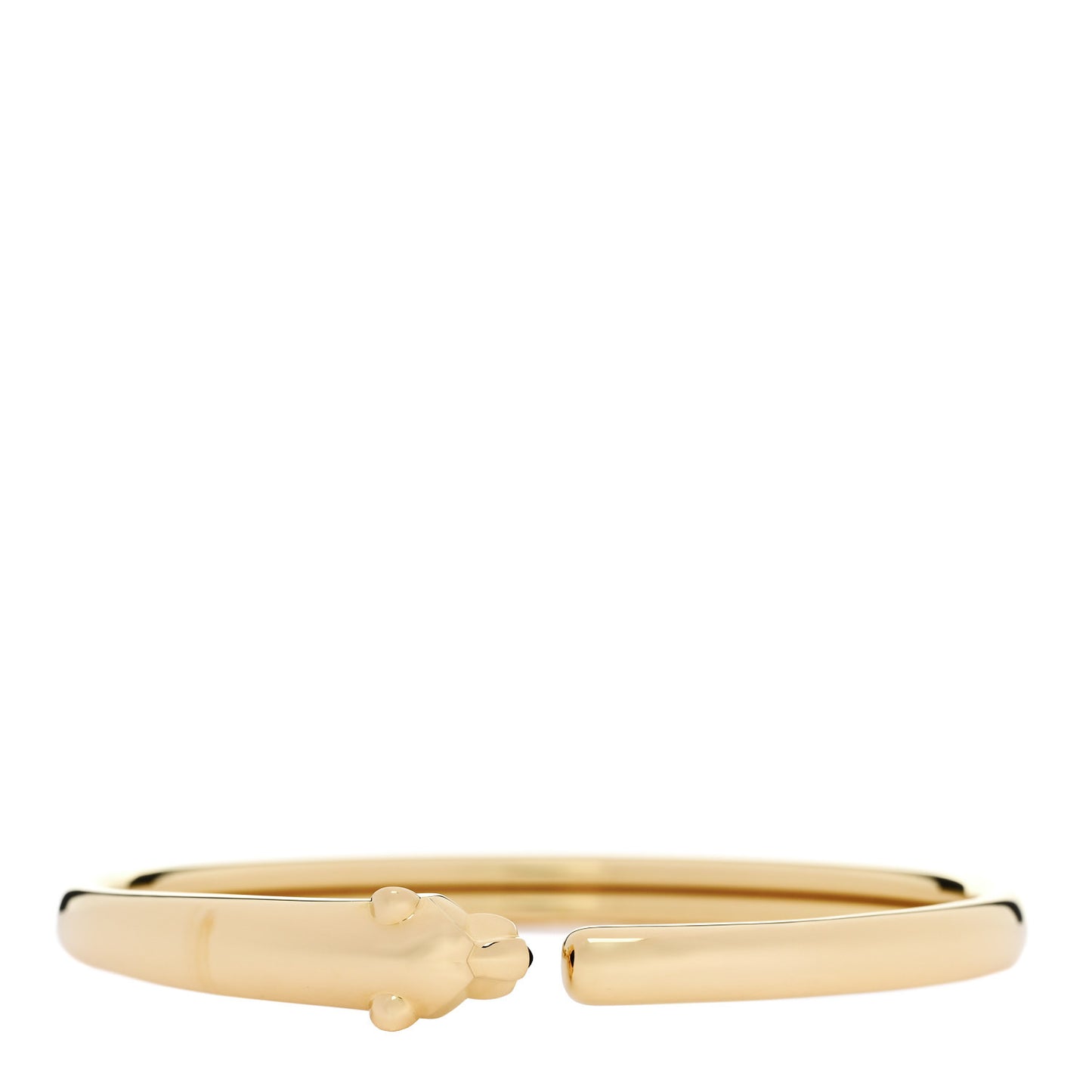 18K Yellow Gold Tsavorite Black Onyx Panthere De Cartier Bracelet 16