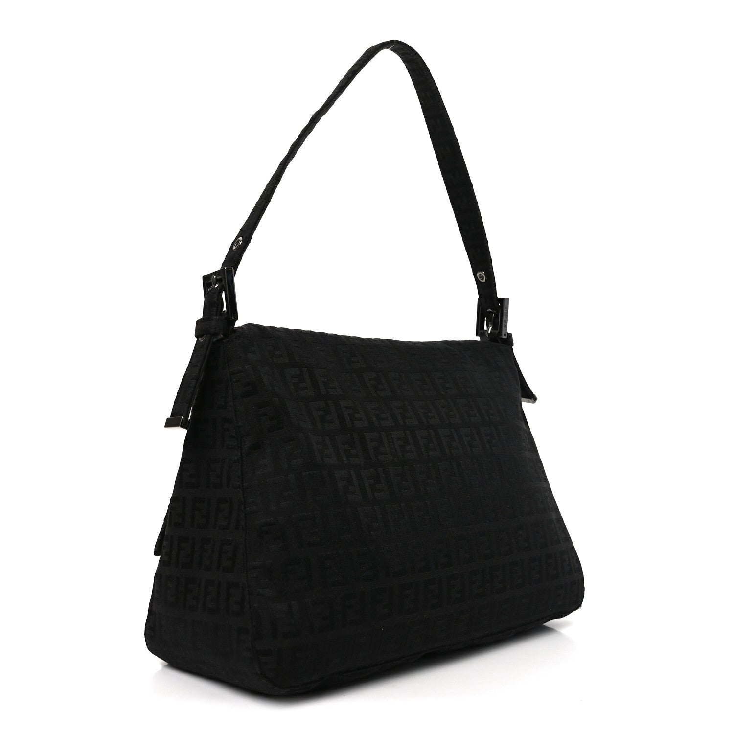 Fendi Zucchino Mama Baguette Black 3 of 11