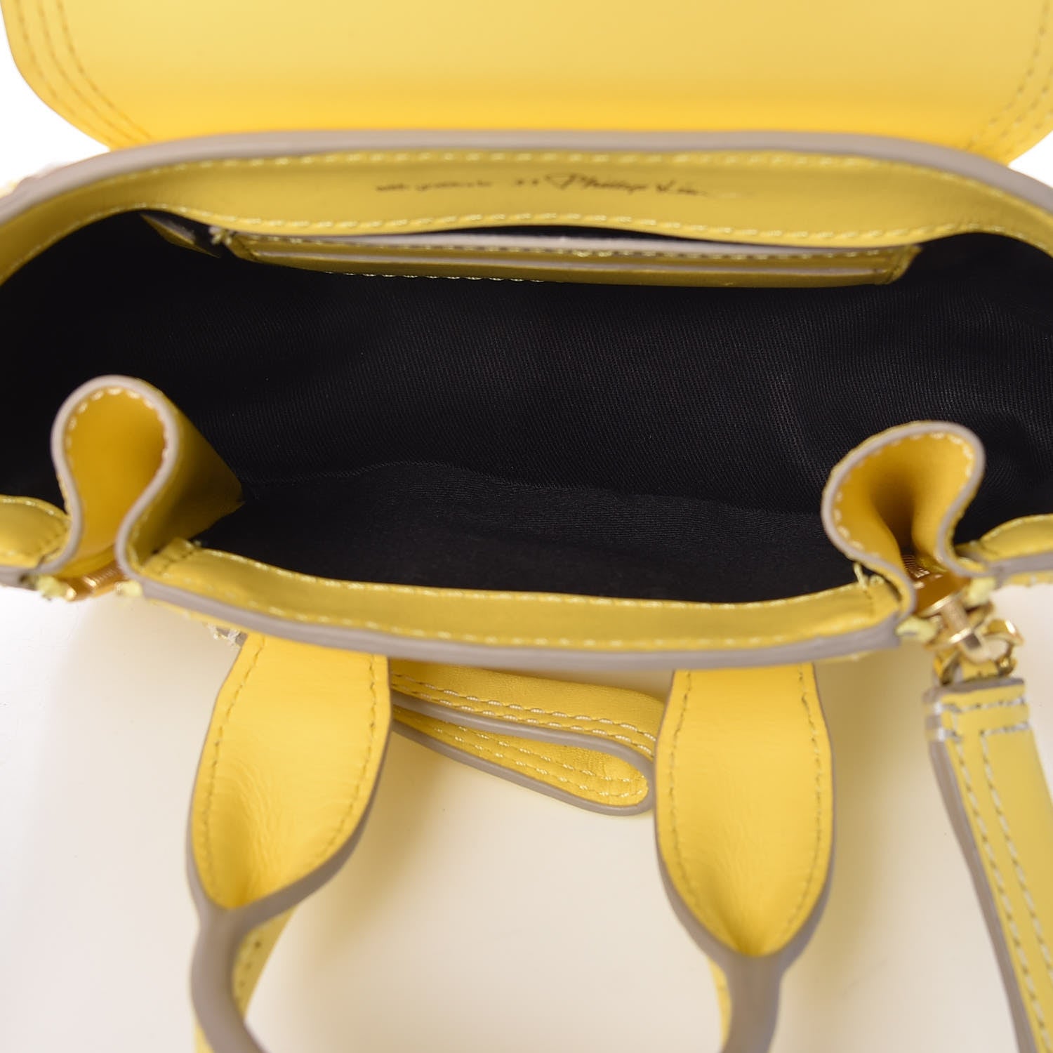 3.1 Phillip Lim 3.1 Smooth Calfskin Nano Pashli Satchel Pineapple 5 of 17