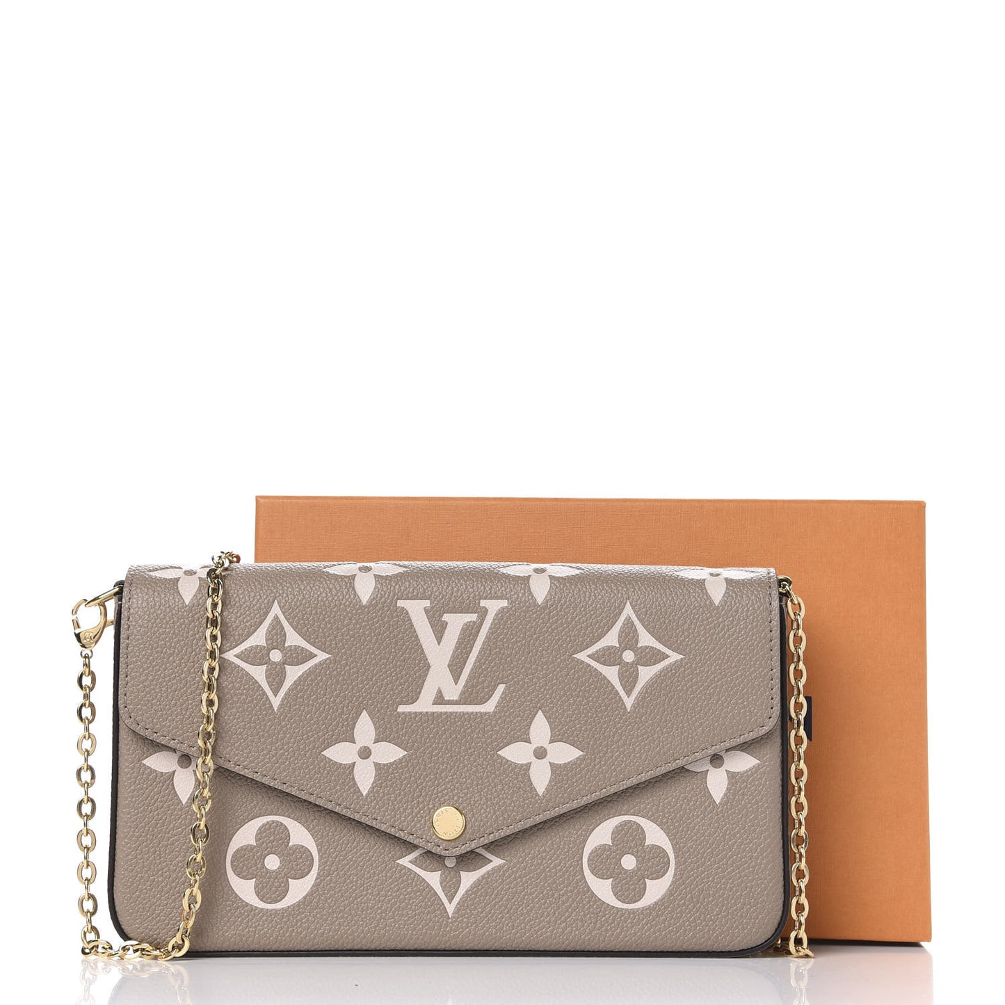 Empreinte Monogram Giant Felicie Pochette Tourterelle Creme