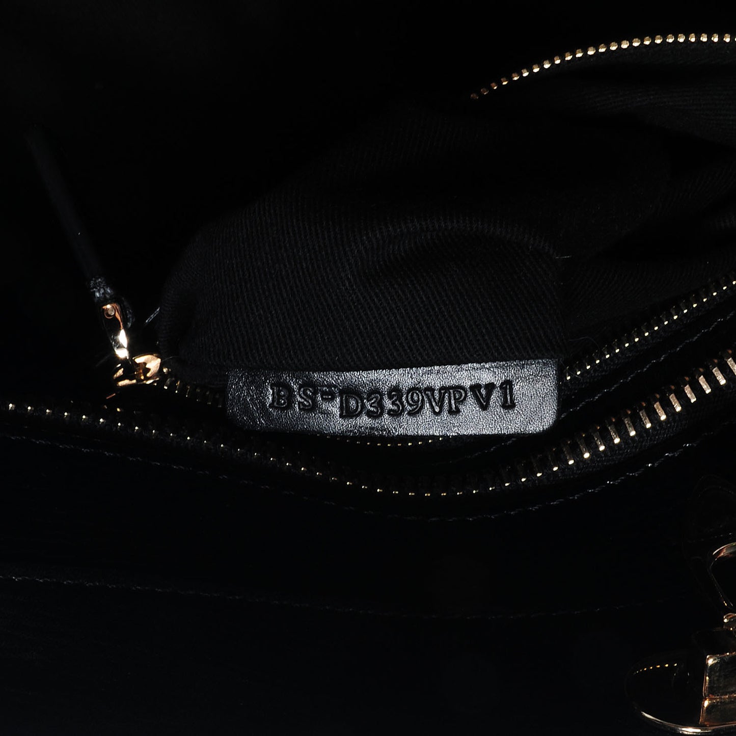 Textured Calfskin Rockstud Double Handle Tote Black