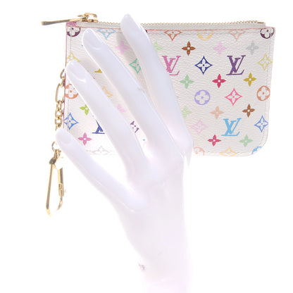Louis Vuitton Monogram Multicolor Key Holder White 2 of 8