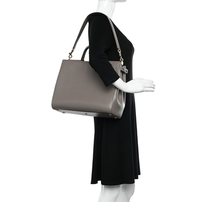 Dolce & Gabbana Dauphine Large Miss Sicily Shopper Tote Grey 2 of 13
