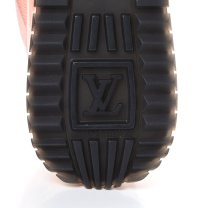 Louis Vuitton Suede Damier Azur Run Away Sneakers 36.5 Pink 6 of 7