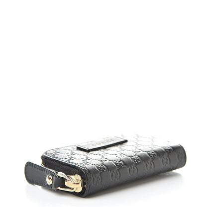 Gucci Microguccissima Zip Around Card Case Black 4 of 10