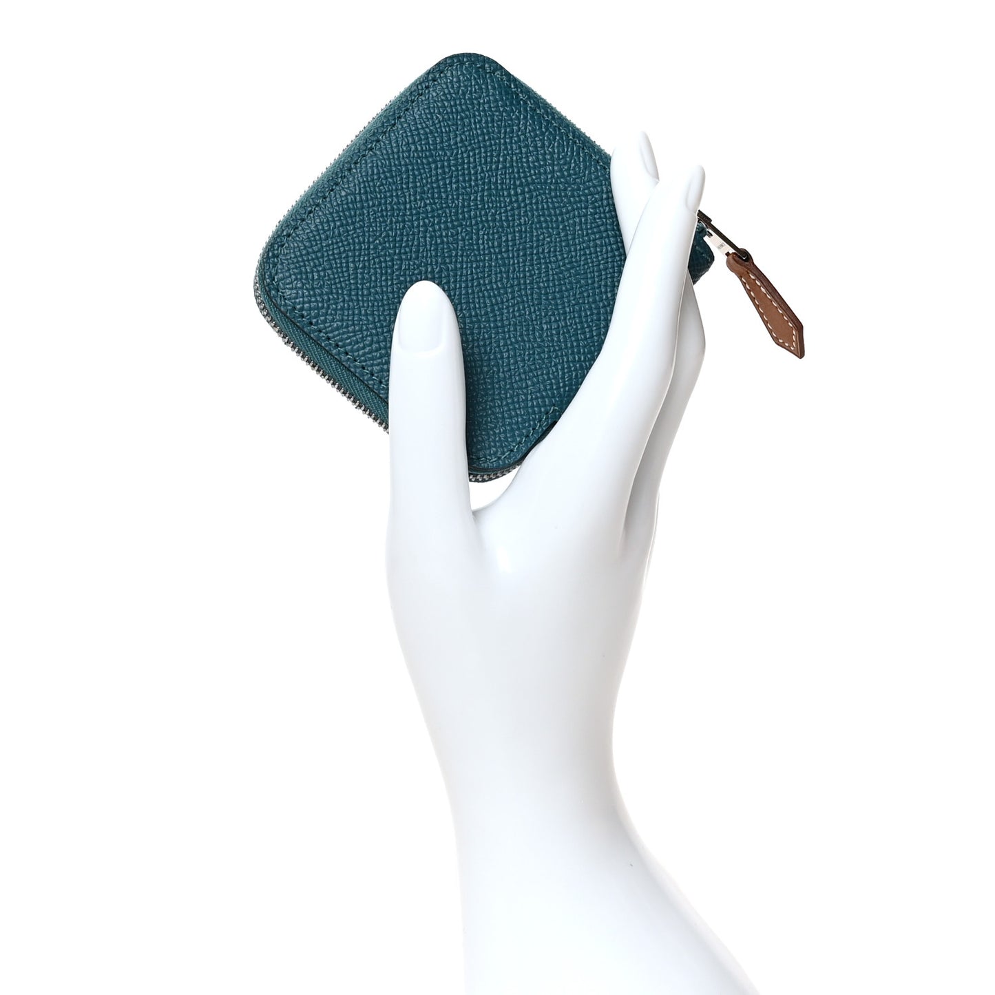Epsom Silk'in Coin Purse Vert Bosphore