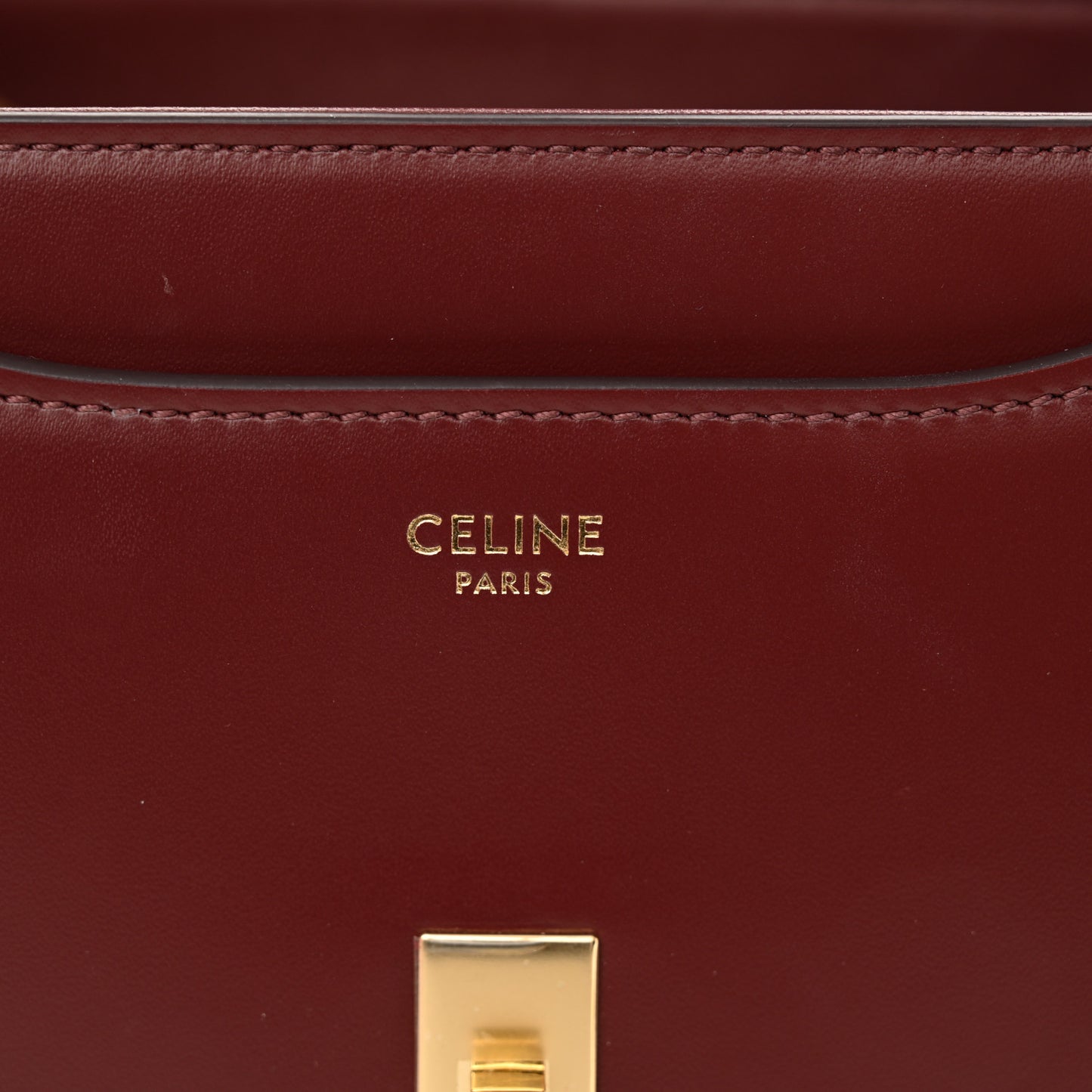 Satinated Calfskin Mini 16 Top Handle Bag Light Burgundy