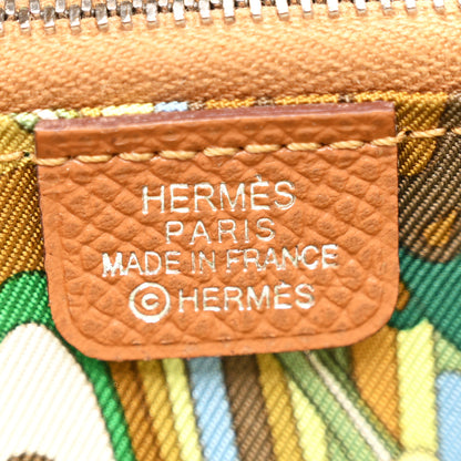 Hermes Epsom Silk'in Compact Wallet Gold 6 of 8