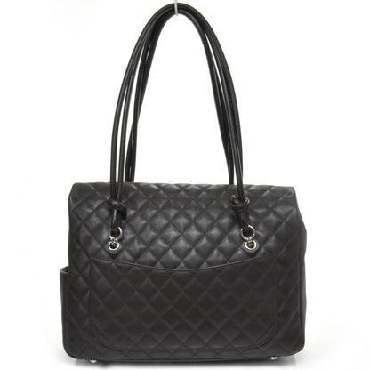Chanel Calfskin Quilted Large Cambon Flap Brown Beige 5 of 10