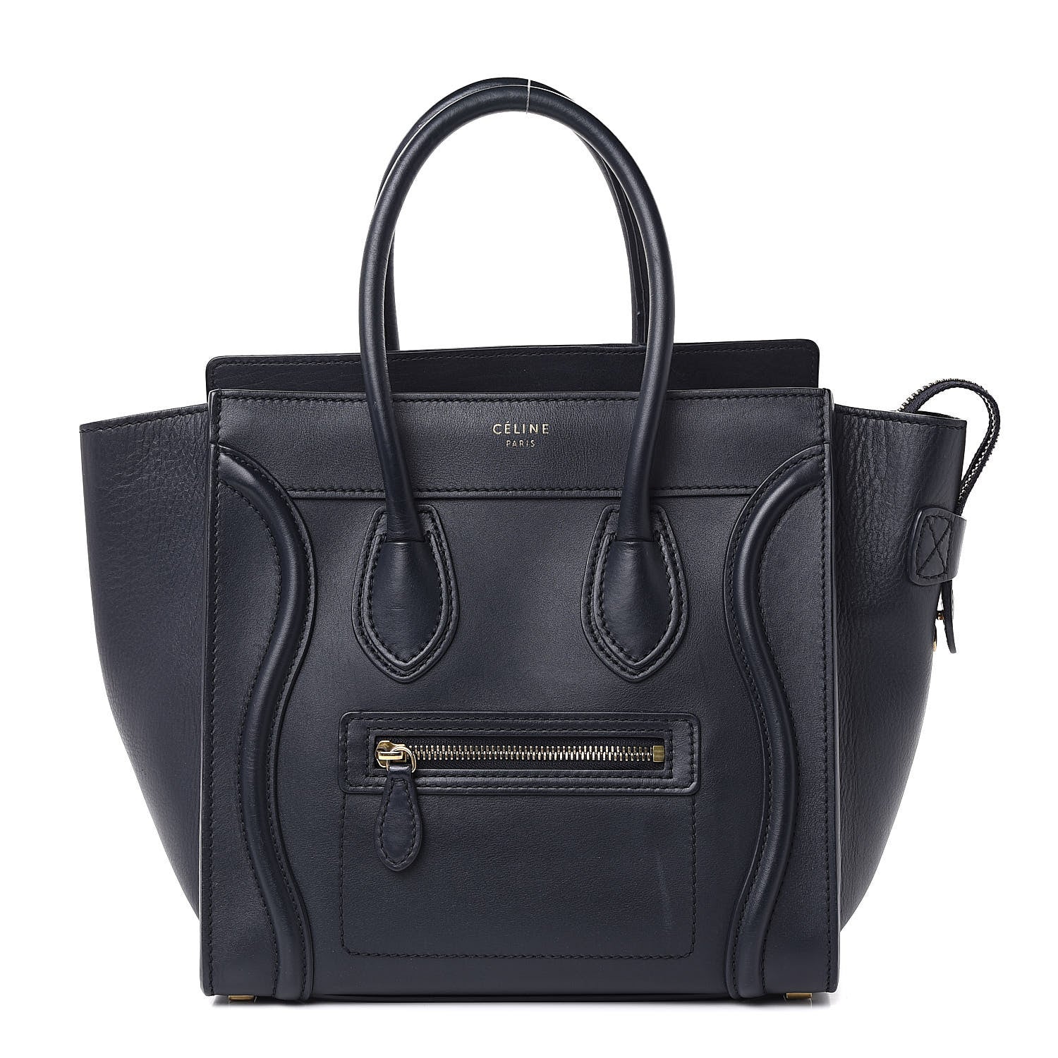 Celine Smooth Calfskin Micro Luggage Navy Blue 1 of 14