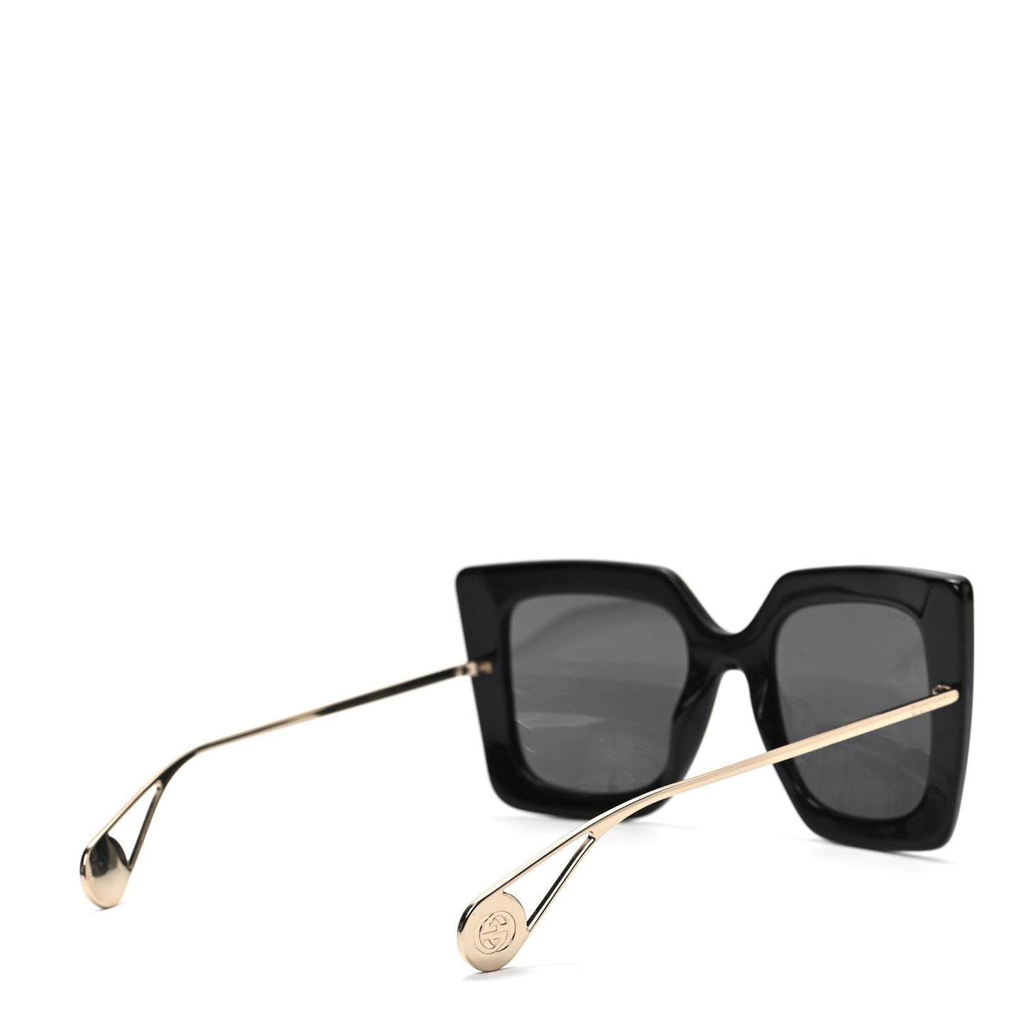 Acetate Oversize Square Frame GG0434S Sunglasses Black
