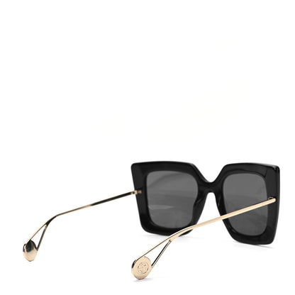 Gucci Acetate Oversize Square Frame GG0434S Sunglasses Black 4 of 6