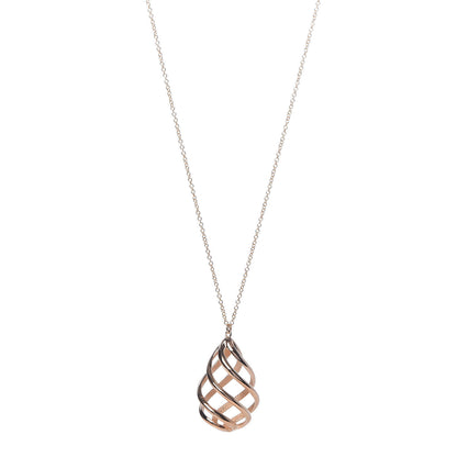Tiffany 18K Rose Gold Paloma Picasso Venezia Luce Pendant Necklace 1 of 6
