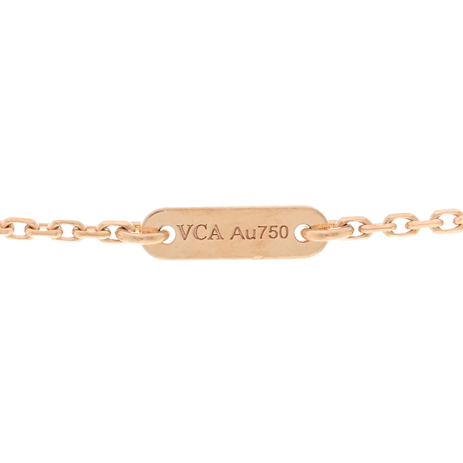 Van Cleef & Arpels 18K Rose Gold Sweet Alhambra Pendant Necklace 4 of 5