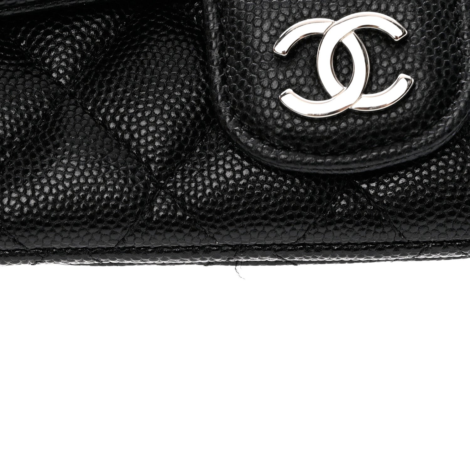 Chanel Caviar Quilted Glasses Case With Chain Black 12 of 12