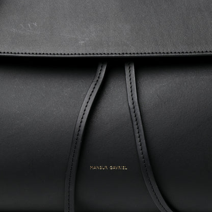 Mansur Gavriel Calfskin Lady Bag Black Flamma 9 of 9