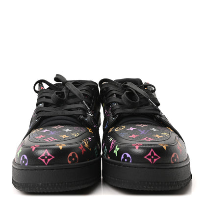 Louis Vuitton LV X TM Calfskin Monogram Multicolor LV Trainer Sneakers 8 Black 3 of 10