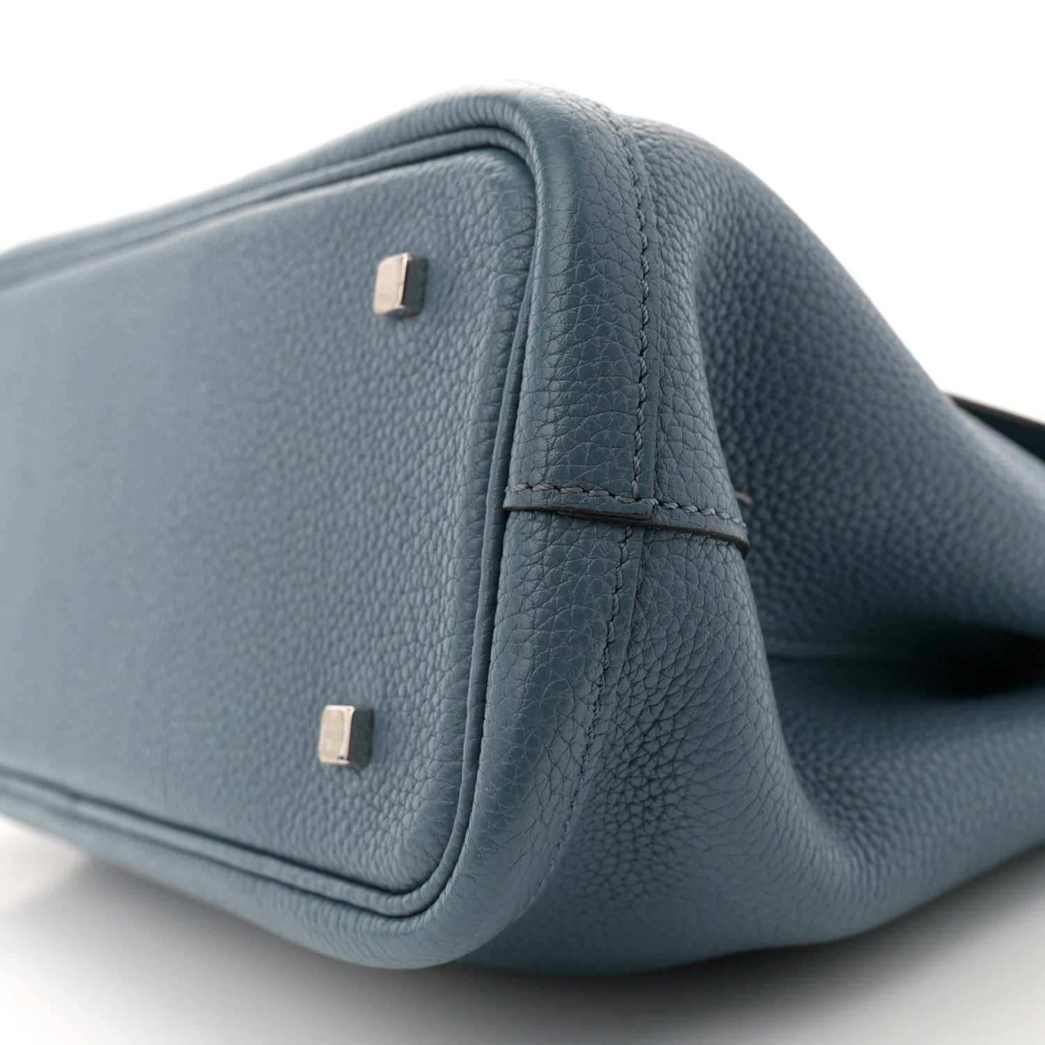 Moynat Taurillon Blush Gabrielle PM Blue 10 of 12