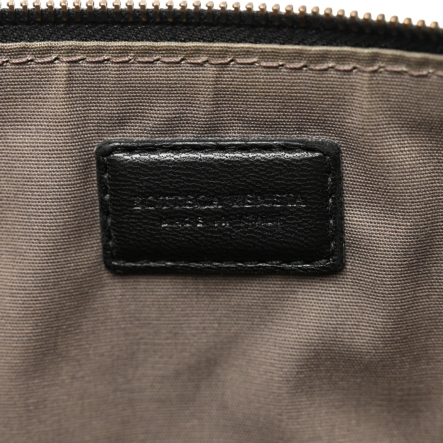 Bottega Veneta Nappa Intrecciato Zip Pouch Black 6 of 7